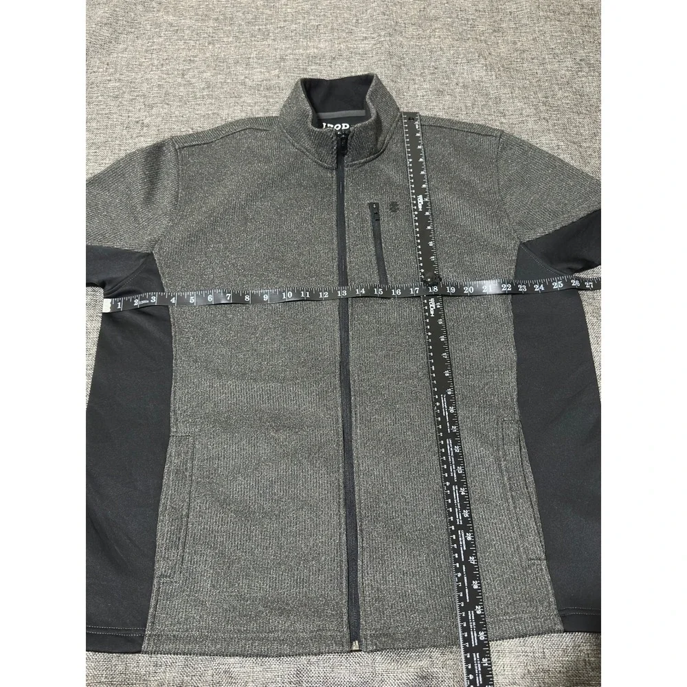 IZOD Mens XL Full Zip Jacket Advantage Performance Stretch Gray